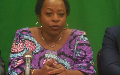 Angèle Makombo, the President of the Congolese League of Democrats
